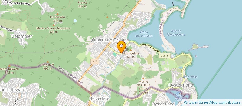 localisation de l'entreprise MONSIEUR DENZEL LESI  SAINT-MARTIN