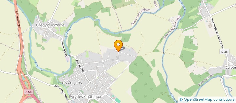 localisation de l'entreprise MONSIEUR DENZEY MAOLE  EVRY-GREGY-SUR-YERRE