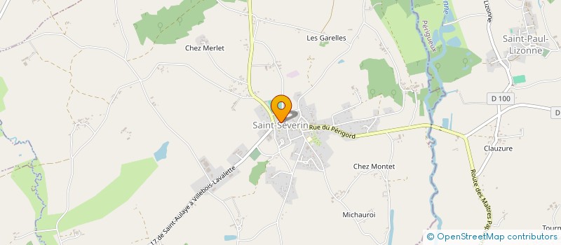 localisation de l'entreprise MONSIEUR DEO HUMAN  SAINT-SEVERIN