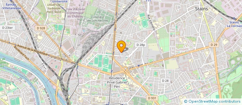 localisation de l'entreprise MONSIEUR DEOUDA BARADJI  SAINT-DENIS