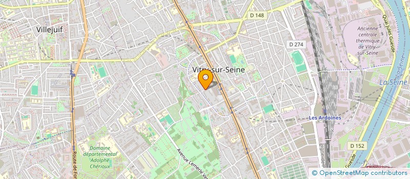localisation de l'entreprise MONSIEUR DERA RANAIVOZANANY à VITRY-SUR-SEINE