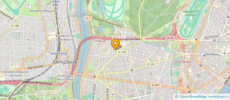 localisation de l'entreprise MONSIEUR DERAY DESRAYAUD à BOULOGNE-BILLANCOURT