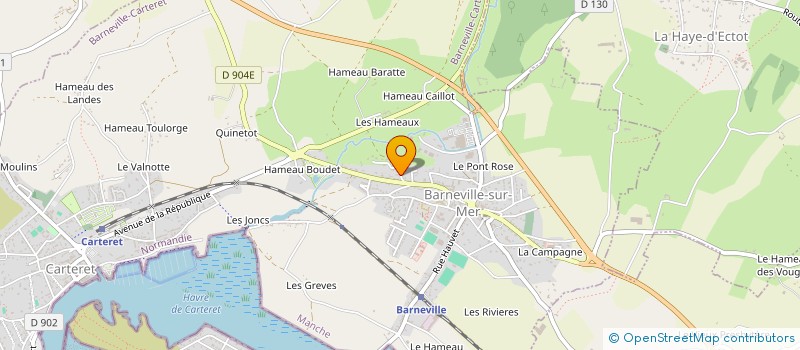 localisation de l'entreprise MONSIEUR DEREK-ARTHUR GREENWOOD  BARNEVILLE-CARTERET