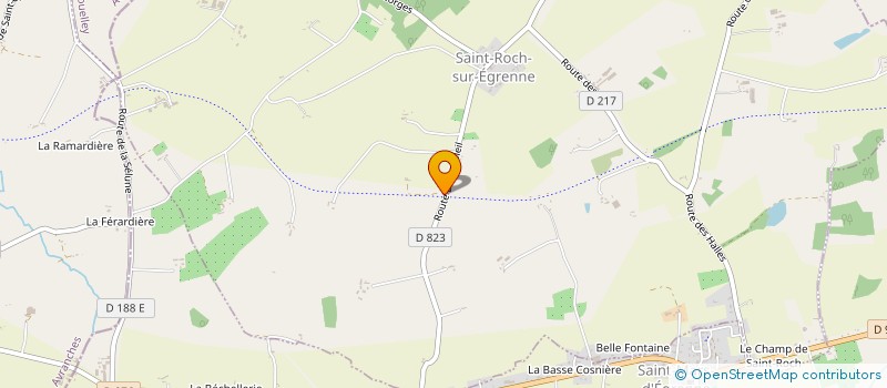 localisation de l'entreprise MONSIEUR DEREK COMBER à SAINT-ROCH-SUR-EGRENNE