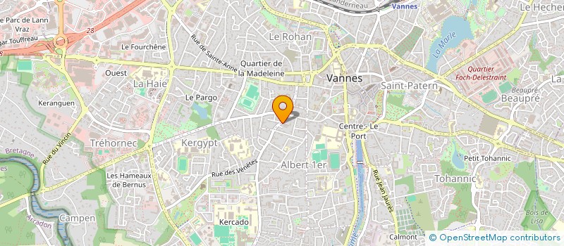 localisation de l'entreprise MONSIEUR DEREK LEMOINE  VANNES