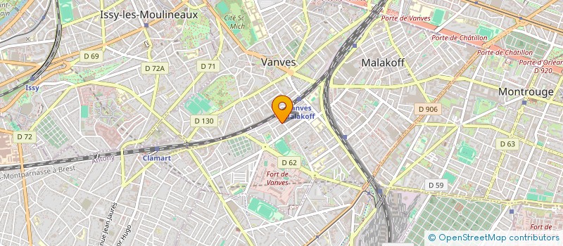 localisation de l'entreprise MONSIEUR DEREK LOLLIVIER  MALAKOFF