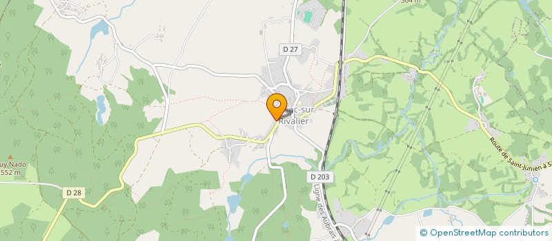 localisation de l'entreprise MONSIEUR DEREK MASON  BERSAC-SUR-RIVALIER