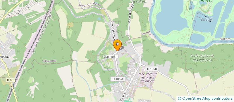 localisation de l'entreprise MONSIEUR DEREK PAPIN  CARNETIN