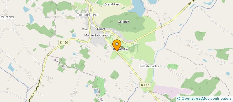 localisation de l'entreprise MONSIEUR DEREK WEBSTER  TOMBEBUF