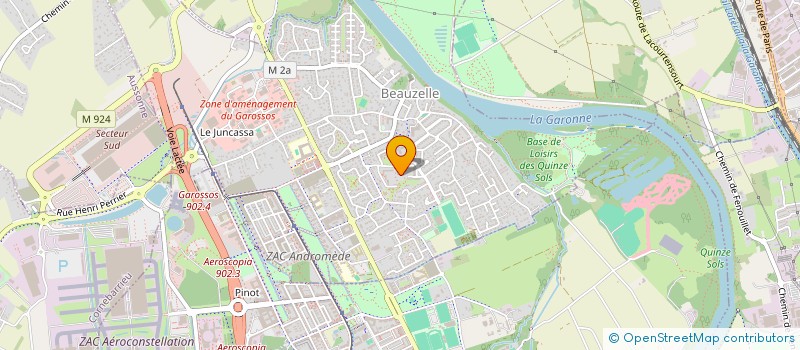 localisation de l'entreprise MONSIEUR DERENIK AVANESYAN  BEAUZELLE