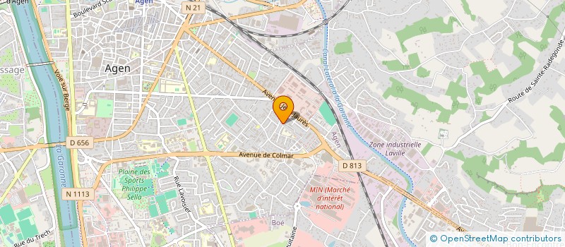 localisation de l'entreprise MONSIEUR DERIC DEEL  AGEN