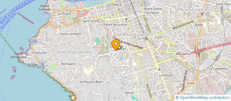 localisation de l'entreprise MONSIEUR DERIC FOURIE  MARSEILLE