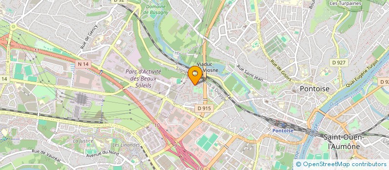 localisation de l'entreprise MONSIEUR DERICK DJOUMSI TEDONG  PONTOISE