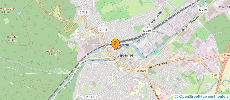 localisation de l'entreprise MONSIEUR DERIK COIGNET  SAVERNE