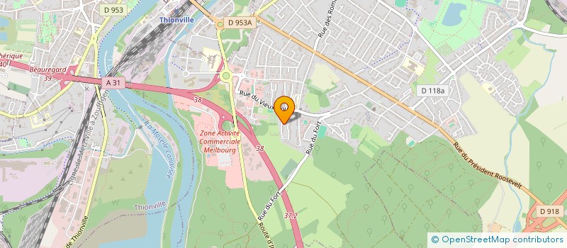 localisation de l'entreprise MONSIEUR DERO AZATIAN  BERTRANGE