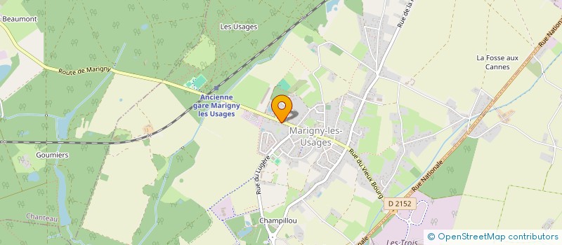 localisation de l'entreprise MONSIEUR DERRADJI BOUNECHADA  MARIGNY-LES-USAGES