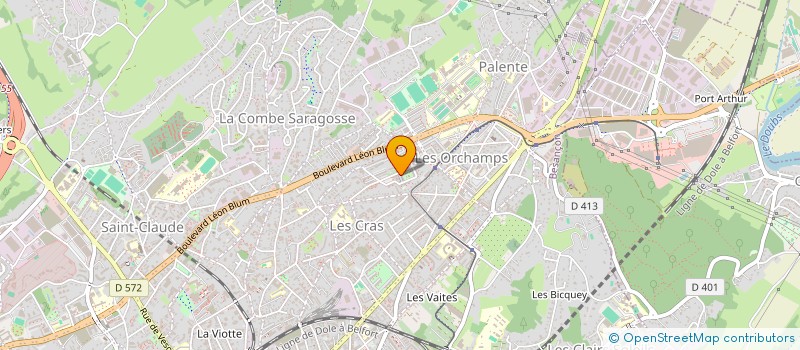 localisation de l'entreprise MONSIEUR DERRAR ZAKKARIA  BESANCON