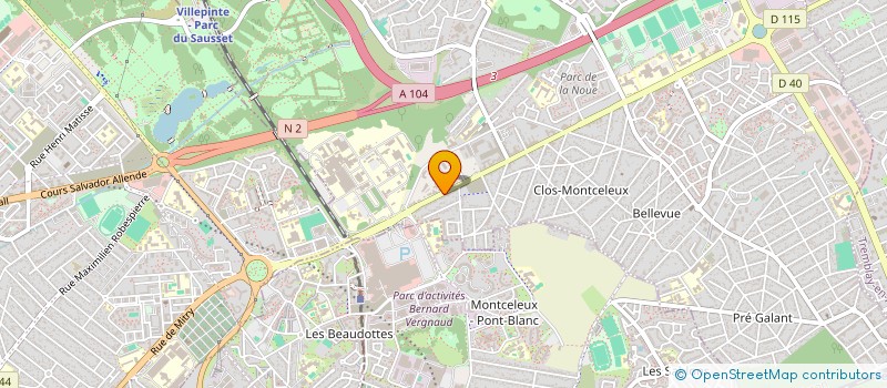 localisation de l'entreprise MONSIEUR DERRECK LUCAS FIRPION à VILLEPINTE