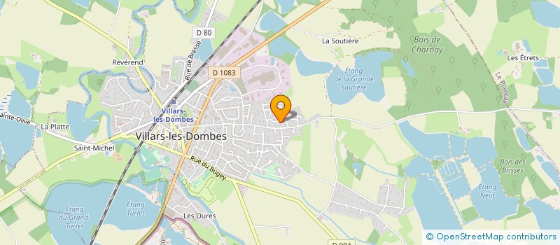 localisation de l'entreprise MONSIEUR DERYA OZANT  VILLARS-LES-DOMBES