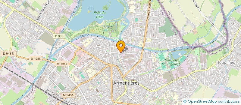 localisation de l'entreprise MONSIEUR DESCHAMPS GAELLE  ARMENTIERES