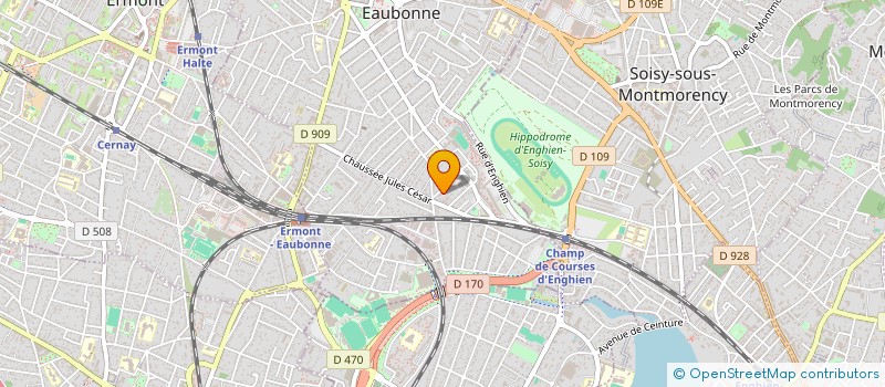 localisation de l'entreprise MONSIEUR DESCHAMPS HUGO à EAUBONNE
