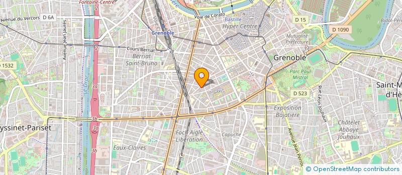 localisation de l'entreprise MONSIEUR DESCHENES ORSON  GRENOBLE