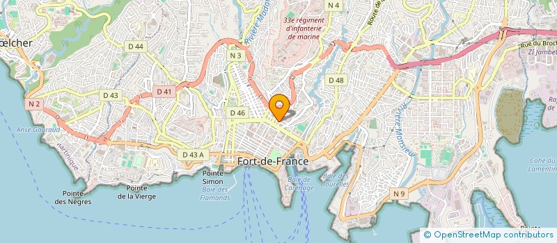 localisation de l'entreprise MONSIEUR DESICO EXAVIER  FORT-DE-FRANCE