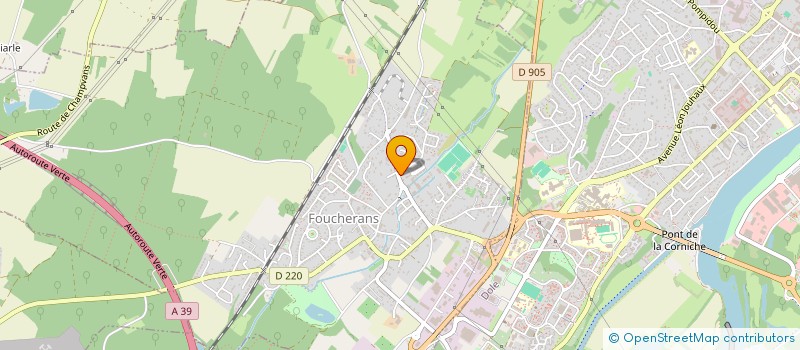 localisation de l'entreprise MONSIEUR DESIRE ADOLPHE  FOUCHERANS