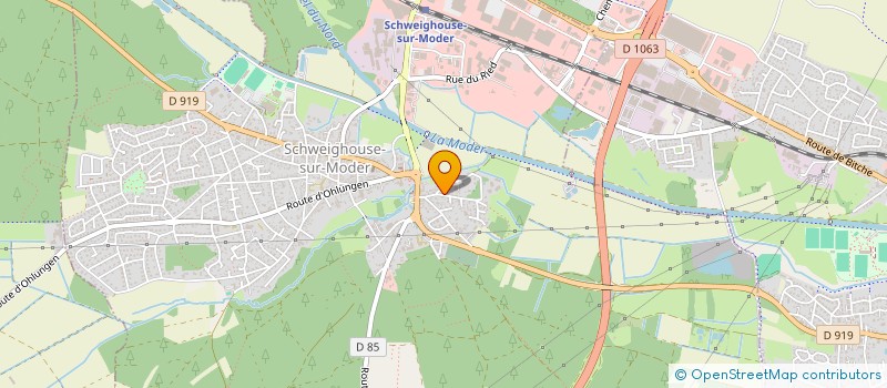 localisation de l'entreprise MONSIEUR DESIRE AKUBIA  HAGUENAU