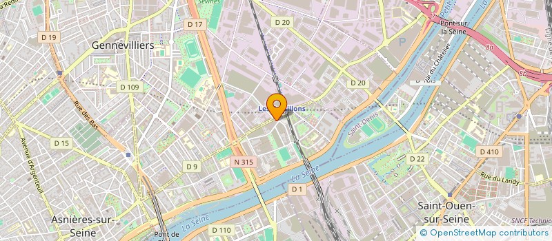 localisation de l'entreprise MONSIEUR DESIRE AMBE  ASNIERES-SUR-SEINE