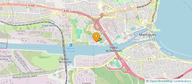 localisation de l'entreprise MONSIEUR DESIRE ANZALONE à MARTIGUES