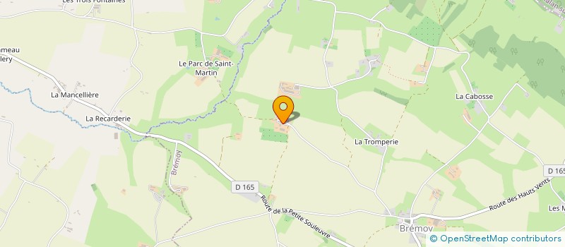 localisation de l'entreprise MONSIEUR DESIRE BEQUET  SOULEUVRE EN BOCAGE