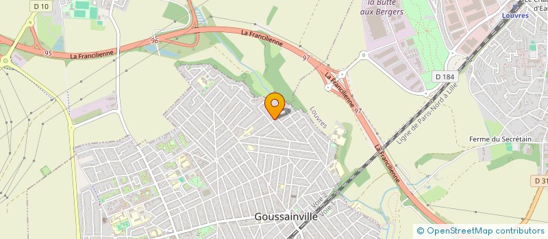 localisation de l'entreprise MONSIEUR DESIRE BISIBU MONA  GOUSSAINVILLE