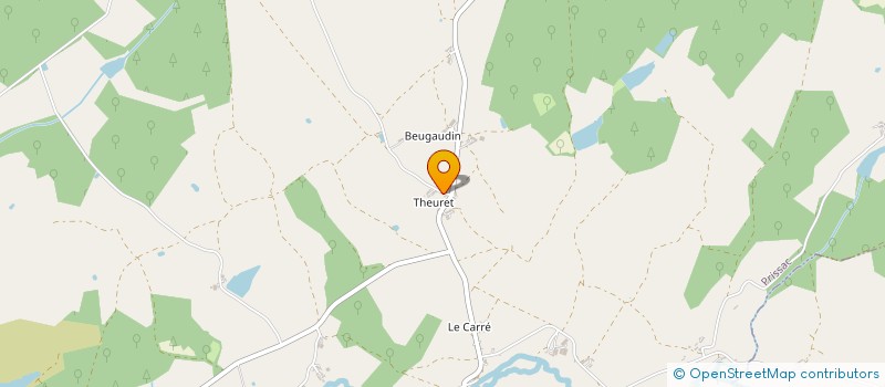 localisation de l'entreprise MONSIEUR DESIRE BRUNET à PRISSAC