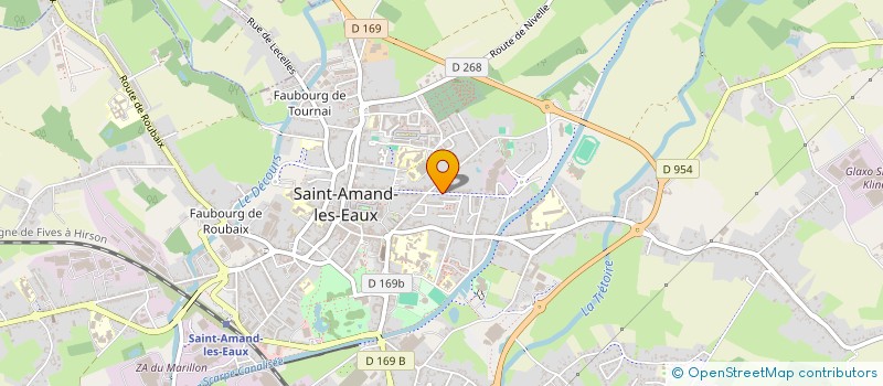 localisation de l'entreprise MONSIEUR DESIRE CARRON à SAINT-AMAND-LES-EAUX