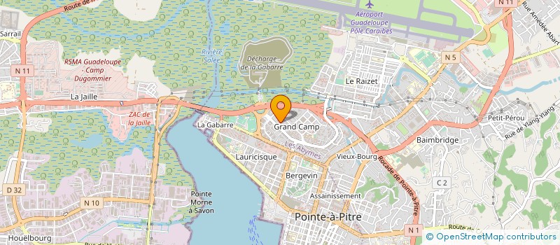 localisation de l'entreprise MONSIEUR DESIRE DAVIDAS à LES ABYMES