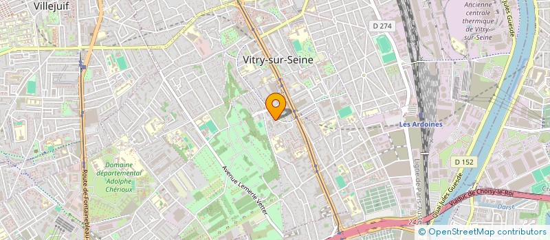 localisation de l'entreprise MONSIEUR DESIRE DIKITELE MOTOMUNGU à VITRY-SUR-SEINE
