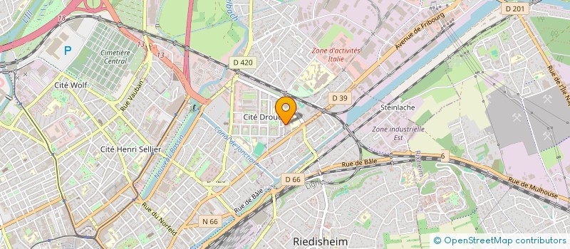localisation de l'entreprise MONSIEUR DESIRE DJOKOUI à MULHOUSE