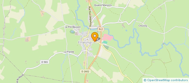 localisation de l'entreprise MONSIEUR DESIRE DUPOTEAU  ETRUNGT