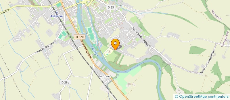 localisation de l'entreprise MONSIEUR DESIRE FAURE  AUTERIVE