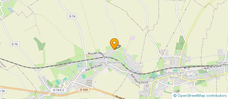 localisation de l'entreprise MONSIEUR DESIRE FLAMENT  SAVY-BERLETTE