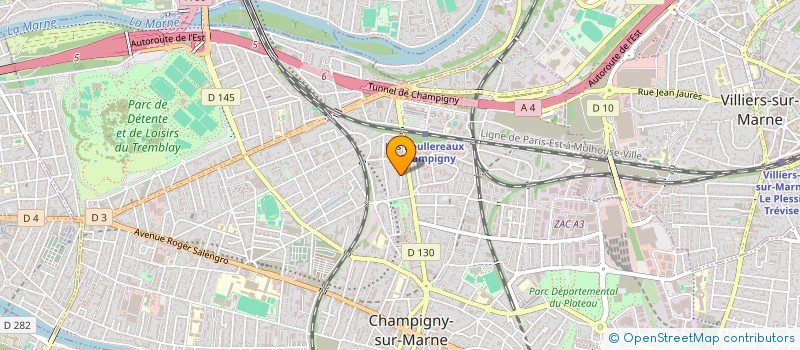 localisation de l'entreprise MONSIEUR DESIRE G'BELLY à CHAMPIGNY-SUR-MARNE