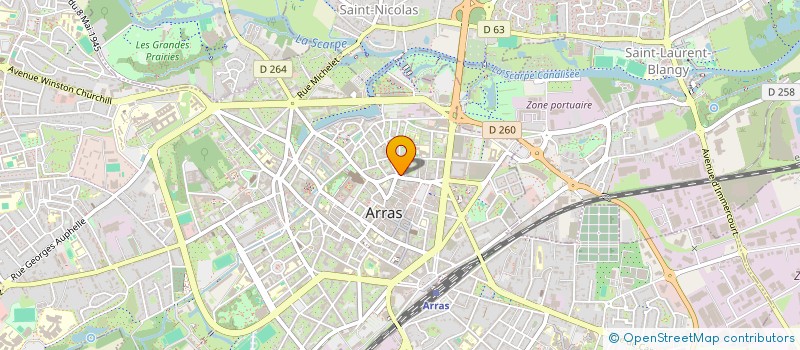 localisation de l'entreprise MONSIEUR DESIRE GODICHE à ARRAS