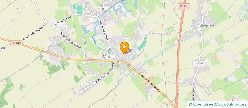 localisation de l'entreprise MONSIEUR DESIRE HIEULLE  BAYENGHEM-LES-EPERLECQUES