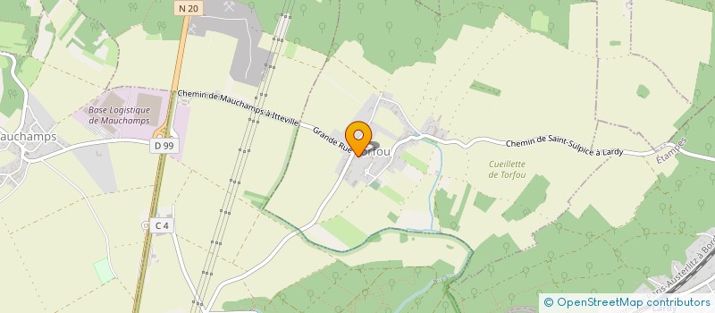 localisation de l'entreprise MONSIEUR DESIRE HUMBERDOT  TORFOU