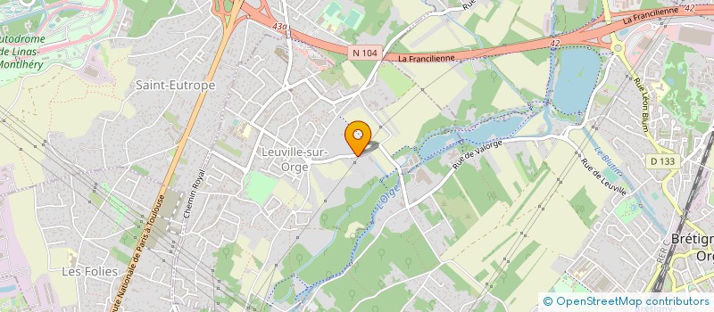 localisation de l'entreprise MONSIEUR DESIRE LAFLEUR  LEUVILLE-SUR-ORGE