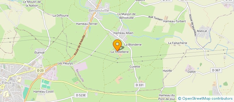 localisation de l'entreprise MONSIEUR DESIRE LE COUTOUR  BENOITVILLE