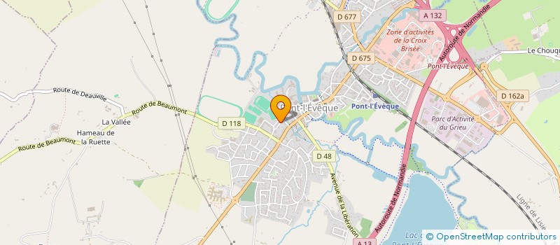 localisation de l'entreprise MONSIEUR DESIRE LEGAY  PONT L'EVEQUE