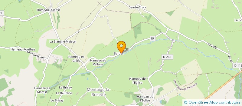 localisation de l'entreprise MONSIEUR DESIRE LEGENDRE  MONTAIGU-LA-BRISETTE