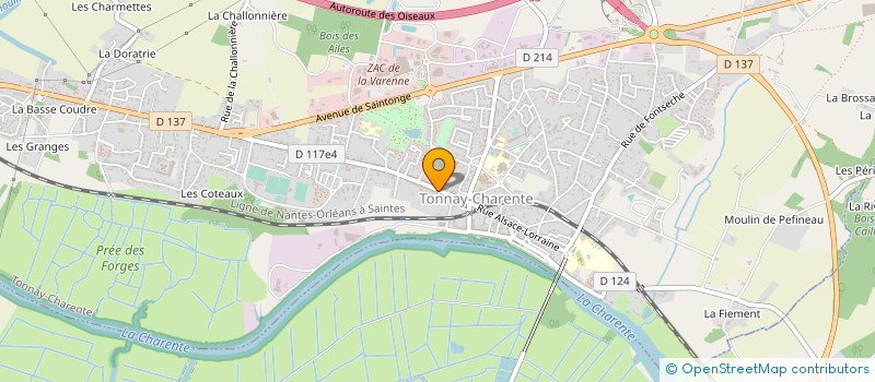 localisation de l'entreprise MONSIEUR DESIRE LEQUIEN à TONNAY-CHARENTE